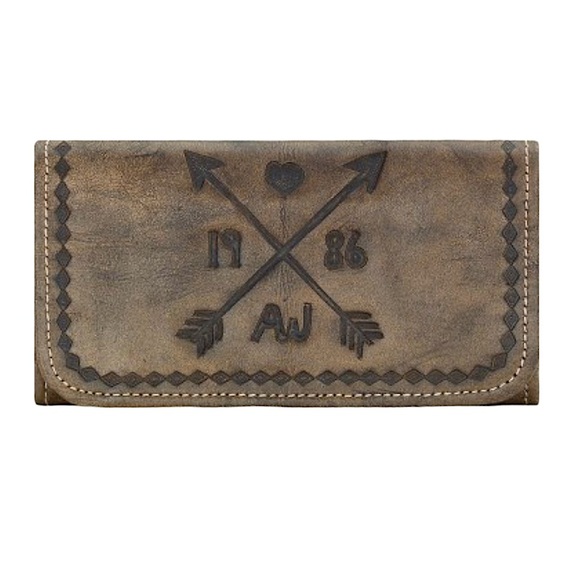 American West Handbags - AMERICAN WEST | Cross My Heart Tri-Fold Wallet